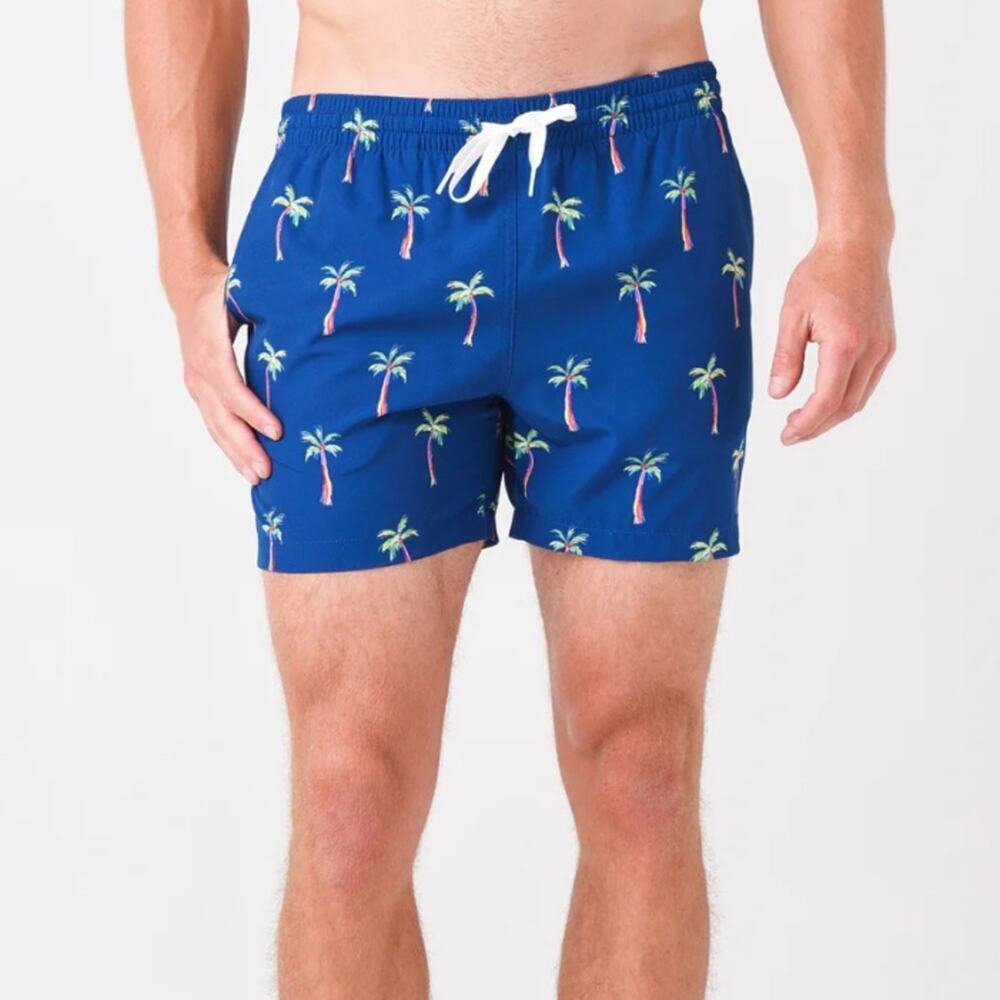 Chubbies Men's The Tree Myself and I's 4" Inseam Swim Trunks Sz M